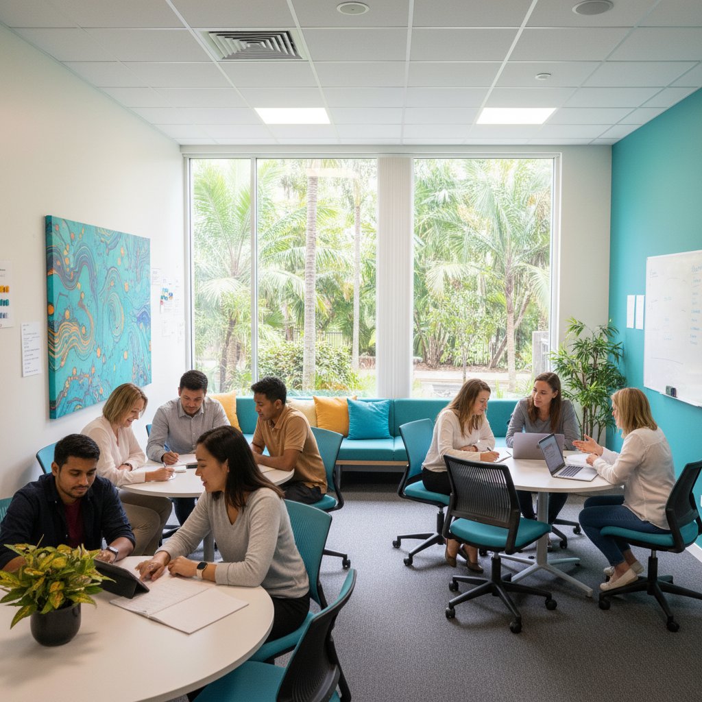 Students in Caboolture completing CHC32015 community services training locally